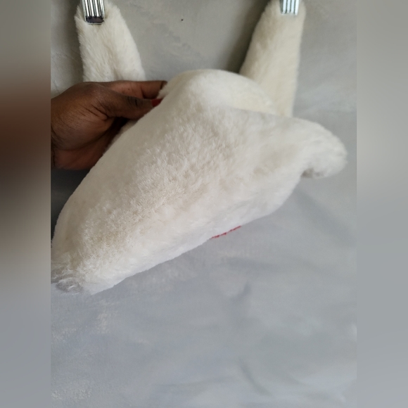 Disney Parks Alice in Wonderland White Rabbit Plush Coin Purse Pouch Bag - Picture 10 of 13